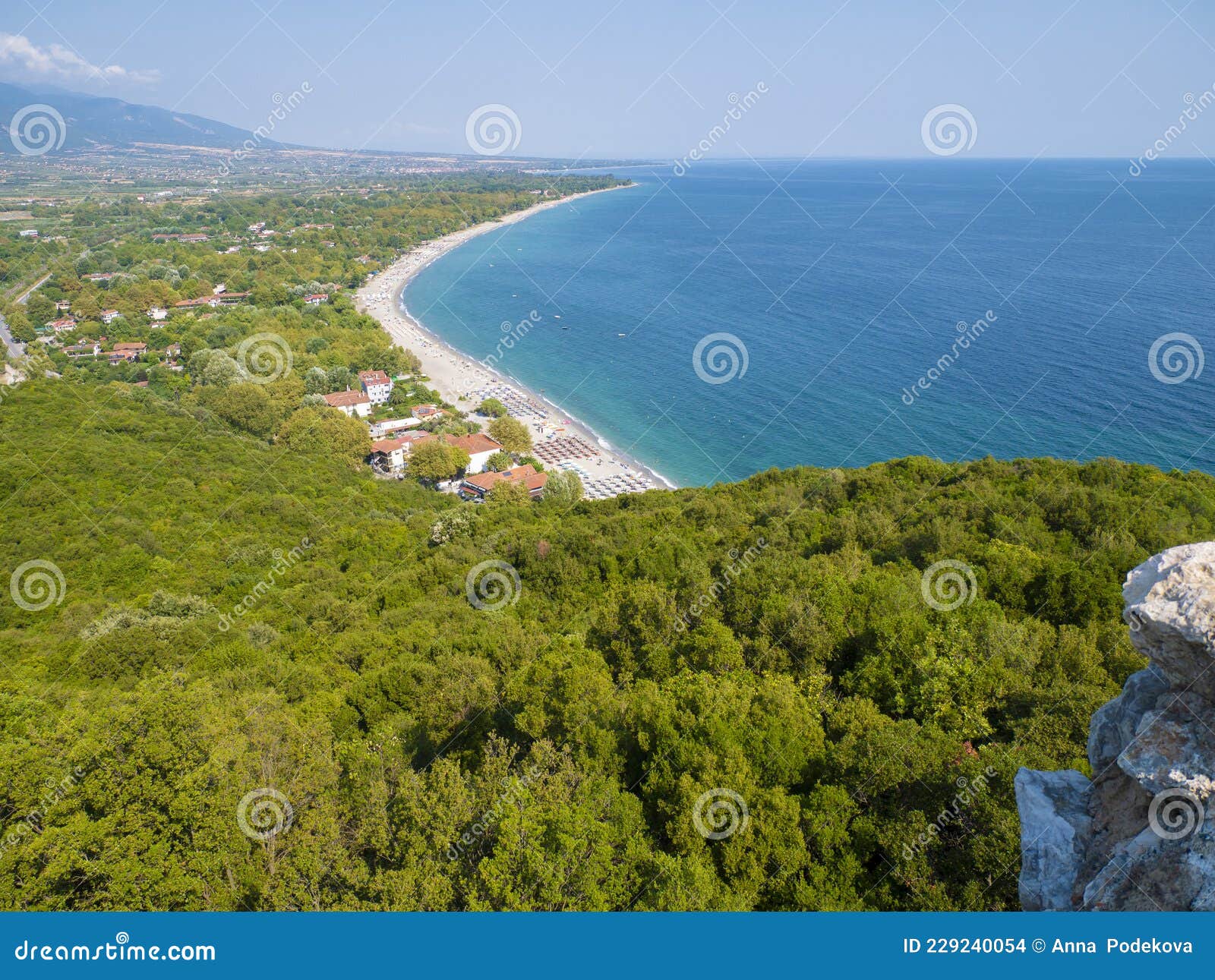 water and beautiful sea view underwater, sea urchins. natural living. pelion peninsula. pagasetic gulf. platanias village. greece.